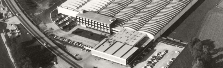 Централата на PÖTTINGER в Грискирхен в началото на 70-те години на XX-ти век